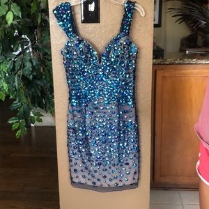 Sherri Hill crystal dress